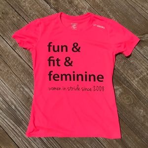 Fun & Fit & Feminine Polyester Athletic Top
